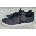 Adidas Shoes | Adidas Mens’ Black Denim 3 Stripe Ortholite Sneakers Shoes Size 12 | Color: Black/White | Size: 12