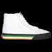 Vans Shoes | New Women's 9 Vans Sk8 Hi Fight Night Satin/Leather Sneakers/Shoes | Color: White | Size: 9