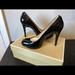 Michael Kors Shoes | Michael Kors Leather Heels | Color: Black | Size: 8.5