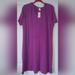 Lularoe Dresses | Lane Bryant Livi Blurple Comfy Dress Nwt. | Color: Purple | Size: 16w