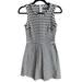 Madewell Dresses | Madewell Size Xs Black & White Striped Afternoon Sleeveless Fit And Flare Dress | Color: Black/White | Size: Xs