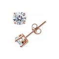 Giani Bernini Jewelry | Giani Bernini Cubic Zirconia Earrings In Sterling Silver With Rose Gold Plating | Color: Pink | Size: Rose Gold
