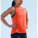 Athleta Tops | Athleta Top Womens S Neon Bright Orange Ultimate Hybrid Tank Racerback Mesh | Color: Orange | Size: S