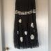 Anthropologie Skirts | Anthropologie Basil & Maude Boho Lined Black Maxi Skirt Sequins & Beads Sz 6 S | Color: Black | Size: 6