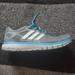 Adidas Shoes | Adidas Tennis Shoes Size 10 Women's In Gray And Blue | Color: Blue/Gray | Size: 10