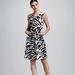 Kate Spade Dresses | Kate Spade Jillian Linen Zebra Dress Size 12 | Color: Black/White | Size: 12