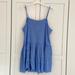 Free People Dresses | Free People Beach Mini Dress Size Large Blue | Color: Blue | Size: L