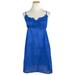 Anthropologie Dresses | Eloise Anthropologie Dress Size Medium Blue Embroidered Floral Sleeveless | Color: Blue | Size: M