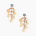 J. Crew Jewelry | J.Crew Magical & Colorful Cowrie Beaded Dangle Earrings | Color: Blue/Cream | Size: Os