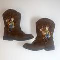 Disney Shoes | Kids Toy Story Brown Boots | Color: Brown/Yellow | Size: 12