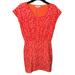 Madewell Dresses | Madewell Women’s Orange Floral 100% Silk Dress (Size 4) | Color: Orange | Size: 4