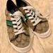 Coach Shoes | Coach Folly Logo Striped Sneakers | Color: Brown/Tan | Size: 6