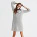 Madewell Dresses | Madewell Button Back Merino Wool Knit Sweater Dress In Donegal Grey Extra Small | Color: Gray | Size: Xs