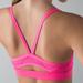 Lululemon Athletica Intimates & Sleepwear | Lululemon Rise And Run Sports Bra In Hot Pink | Color: Pink | Size: Xs