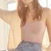 Free People Intimates & Sleepwear | Intimately Free People Seamless Skinny Strap Seamless Brami Bra Size Xs / Small | Color: Black/Pink | Size: S