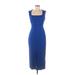 Grace Karin Casual Dress - Midi: Blue Dresses - Women's Size Medium