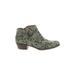 Lucky Brand Ankle Boots: Green Camo Shoes - Women's Size 10