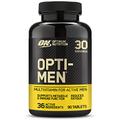Optimum Nutrition Opti-Men Multivitamin-Nahrungsergänzungsmittel für Männer mit Vitamin D, Vitamin C, Vitamin B6 und Aminosäuren, geschmacksneutral, 30 Portionen, 90 Kapseln