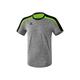 ERIMA Kinder T-shirt T-Shirt, grau melange/schwarz/green gecko, 140, 1081827