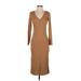 Old Navy Casual Dress - Sweater Dress: Brown Dresses - Women's Size Small