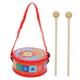 UPKOCH 5 Sets Hand Drum Wooden Toy Wooden Toys Kid Gifts Toys Small Drum Drum Wood Toy Drum Toy Woody Toy Child Snare Drum Handheld Red Plastic Clap Drum