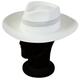 Acclaim Kalgoorlie International Cricket Umpire Summer Hat With The Stay Put Headband White (Medium (56-57cm))
