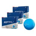 Maxfli SoftFli Matte Golf Balls - Longer Straight Distance - Soft Feel (Blue - 36 Balls)