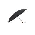 SAMSONITE Wood Classic S - 3 Section Auto Open Close Short Folding Umbrella, 27 cm, Black (Black)