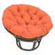 Papasan Chair Cushion Seat Cushion, Hanging Chair Chair Cushion, Hanging Basket Cushion, Garden Furniture Cushion, Seat Cushion, Thick Seat Cushions For Rattan Furniture, Garden Chairs (Color : Orang