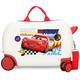 Disney Joumma Cars Lets Race Children's Suitcase, White, Children's Suitcase