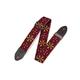 Levy's Leathers 2" Vintage Hootenanny Jacquard Weave Guitar Strap with Garment Leather Backing (M8HTV-21)