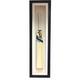 Kwik Picture Framing Ltd Cricket Bat 3D Display Case for Signed Cricket Bat in Black Frame - White Frame - White Mount