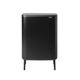 Brabantia Bo Touch Bin HI - 1 x 60 Litre Inner Bucket (Matt Black) Waste/Recycling Kitchen Bin