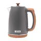 Haden Dorchester Temperature Control Kettle – 1.7L Digital Electric Kettle with Keep Warm Function, Realtime LCD Display - Fast Boil 3000W Kettle - Cordless 360 Base