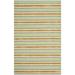 Brown 48 x 0.65 in Area Rug - Latitude Run® Iosif Orange/Green Striped Rug Wool | 48 W x 0.65 D in | Wayfair IMR354A-4