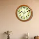 25cm Musical Birds Wall Hanging Sound Clock Room Decoration Green Frame for Bedroom Office Household