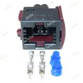 2 Pin 3.5 Series Automotive Wiring Harness Waterproof Connector With Terminal 1-962345-1 1-967239-1