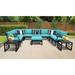 Kathy Ireland Madison Ave 12-piece Outdoor Aluminum Patio Furniture Set