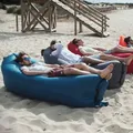 Chaise longue gonflable pliable à gonflage rapide pour la relaxation en plein air paresseux canapé