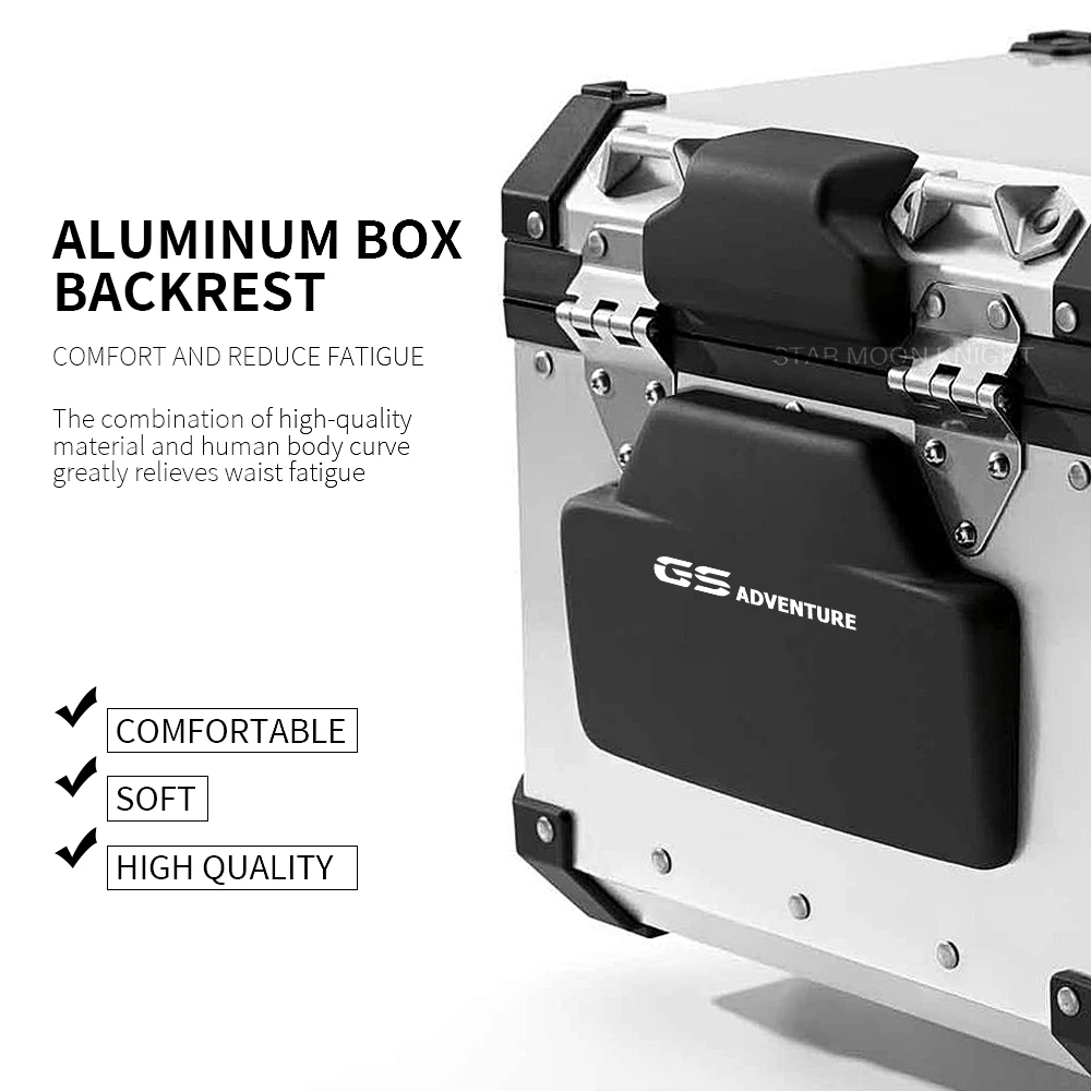 Für BMW R1250GS R1200GS ADV F750GS F850GS F700GS F800GS F 900 XR R S1000XR Hinten Fall Box Kissen Rückenlehne Top fall Rückenlehne Pad Image