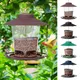 Large Capacity Bird Feeders For Outside Weather Resistant Wild Bird Feeder Waterproof Outdoors