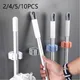 2/4/5/10Pcs supporto per Organizer per mocio a parete ganci per ganci per scopa adesivi scaffali per la conservazione della cucina del bagno accessori per la casa