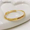 Bracelets de manchette en or pour femmes bracelet à breloques étoiles bracelets réglables