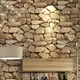 Wallpaper PVC retro 3D stereo imitation stone texture wallpaper decoration bedroom TV wall living