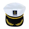 Chapeau de Capitaine Chapeau de Marin pour Enfants Marine Hugh Hefner Casquette de Bateau Réglable