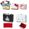 Sanurgente Hello Kitty Kuromi My Melody Cinnamoroll PU Leather Wallet Porte-monnaie Porte-cartes
