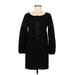 M Missoni Casual Dress - Sweater Dress: Black Dresses - Women's Size 6