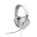 JBL Quantum 100 Over-Ear Gaming Headset – Wired 3,5 mm Klinke – Mit abnehmbarem Boom-Mikrofon – Kompatibel mit vielen Plattformen – Weiß