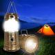 lampe de camping solaire en plein air 6led portable lampe de tente de camping led lampe de poche éclairage pour les activités de plein air fête de camping ouragan de randonnée ouragan d'urgence panne