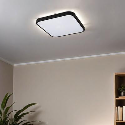 Licht-erlebnisse - Wandleuchte collin Schwarz Weiß Metall Wohnzimmer Image
